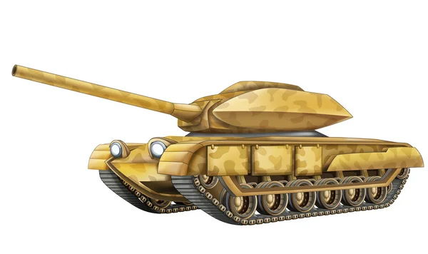 Karikatür tank — Stok fotoğraf