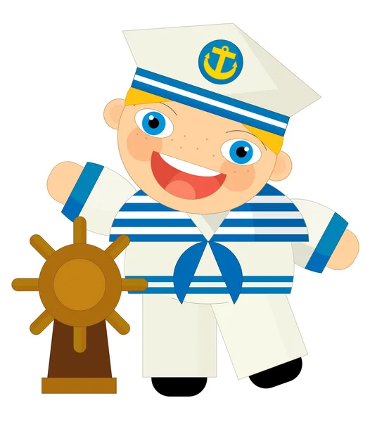 Karikatury námořníka — Stock fotografie