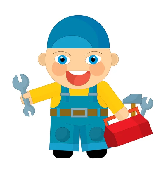 Mechanic Cartoon Stok Foto Mechanic Cartoon Gambar Bebas Royalti Depositphotos