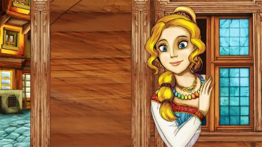 Çizgi film masal sahne