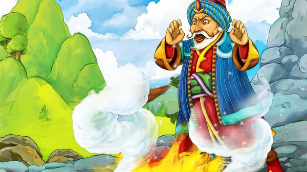 Çizgi film masal sahne