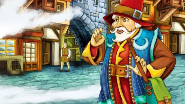 Çizgi film masal sahne