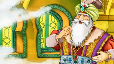 Çizgi film masal sahne