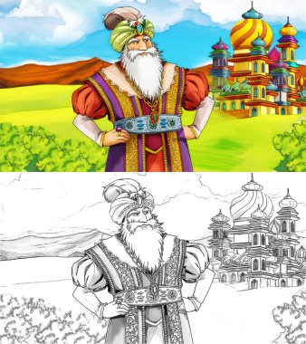 Çizgi film masal sahne