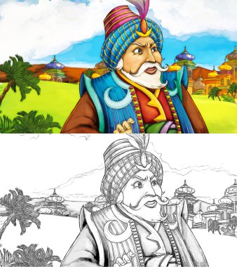 Çizgi film masal sahne