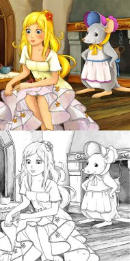 Çizgi film masal sahne