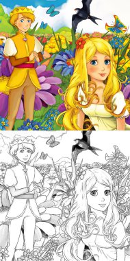 Çizgi film masal sahne