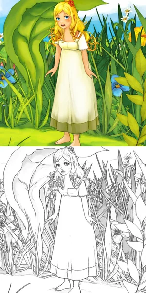 Сцена из мультфильма — стоковое фото