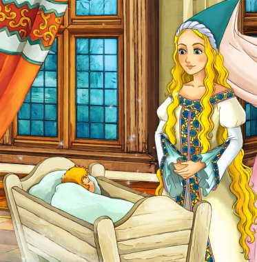 Çizgi film masal sahne