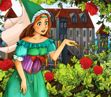 Çizgi film masal sahne