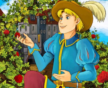 Çizgi film masal sahne