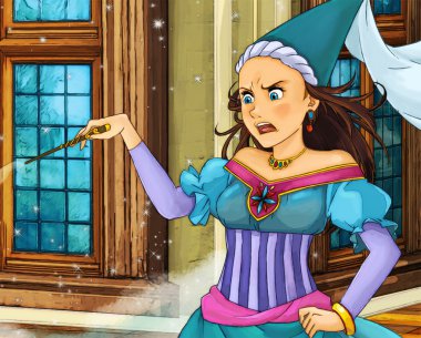 Çizgi film masal sahne