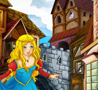 Çizgi film masal sahne