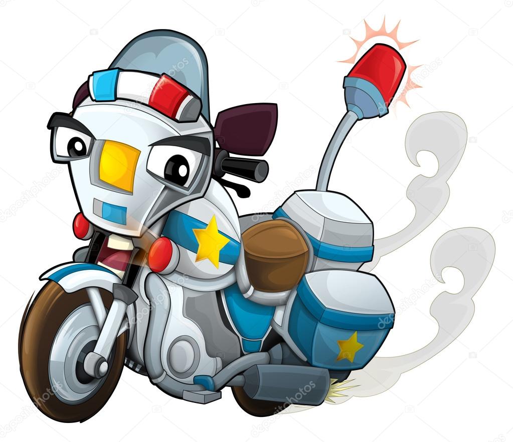 Moto com sidcar de brincar em miniatura . Motocicleta de brinquedo com  desenho cómic