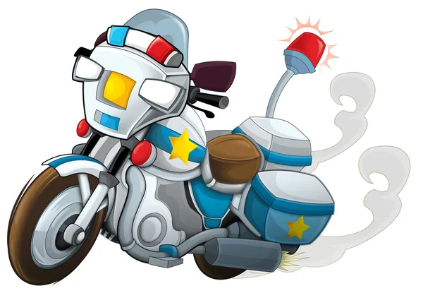 Motocicleta de dibujos animados - caricatura — Foto de Stock