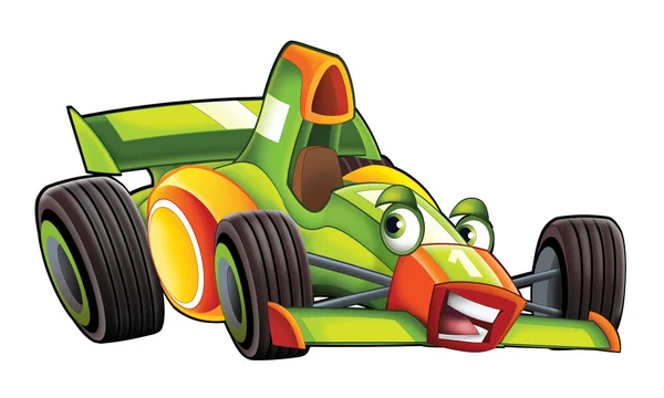 漫画スポーツ車のレースゲーム — ストック写真