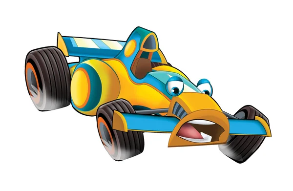 Kreskówka wyścigi samochodowe — Zdjęcie stockowe