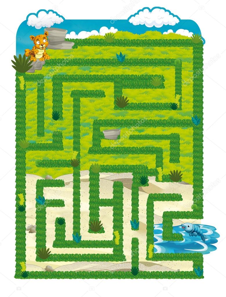 The dinosaur land game Stock Photo by ©illustrator_hft 74737773