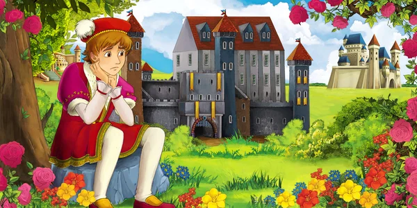 Cartoon fairy tale scene — Stock Photo, Image