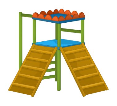 Çizgi film lunapark nesne