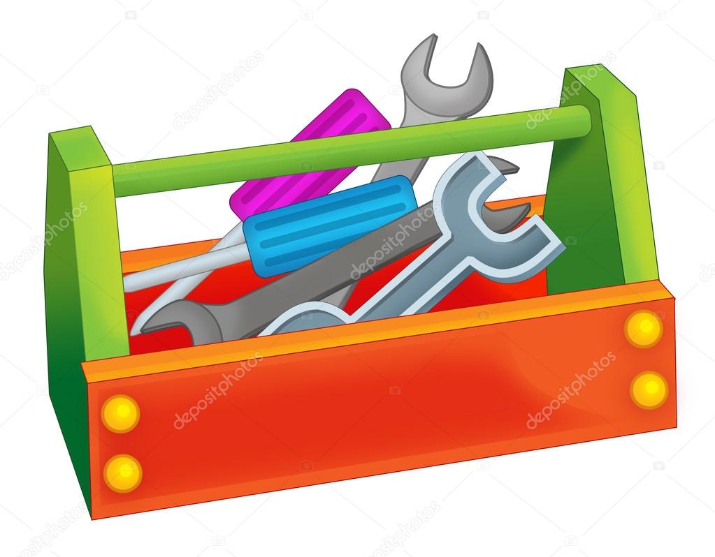 Cartoon tool box