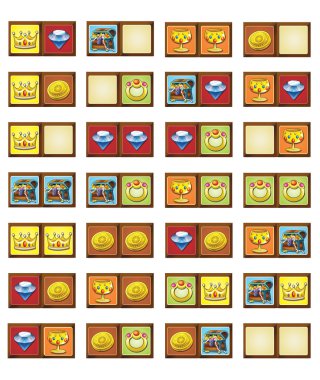 Çizgi film oyun illüstrasyon