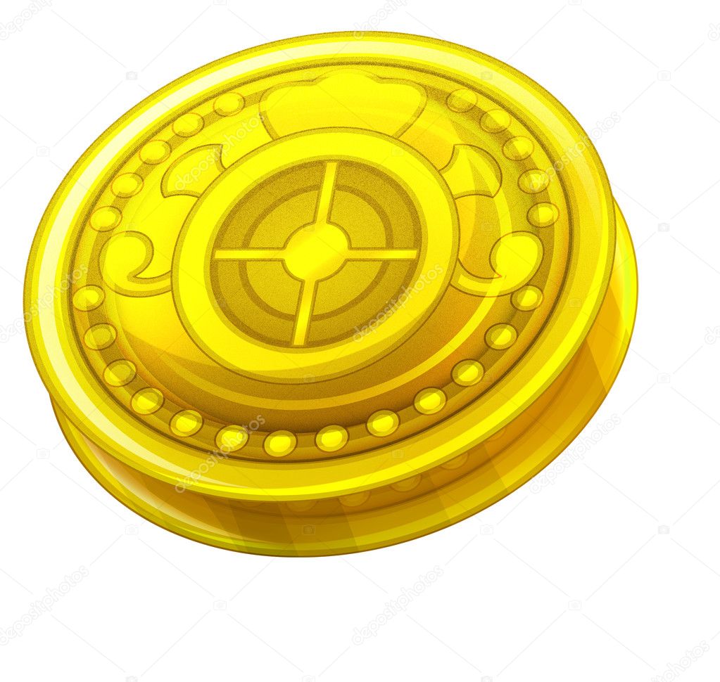 Cartoon element - coin