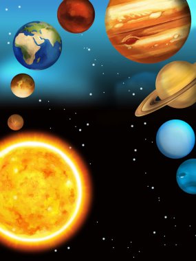 Çocuklar için güneş sistemi - Samanyolu - astronomi