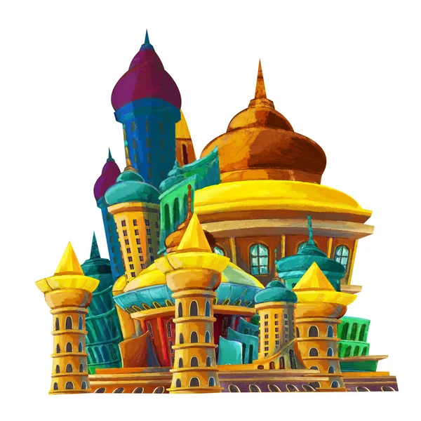 Cartoon castle illustration — Stock Photo, Image