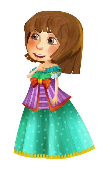 Personagem de desenho animado conto de fadas - princesa — Fotografia de Stock