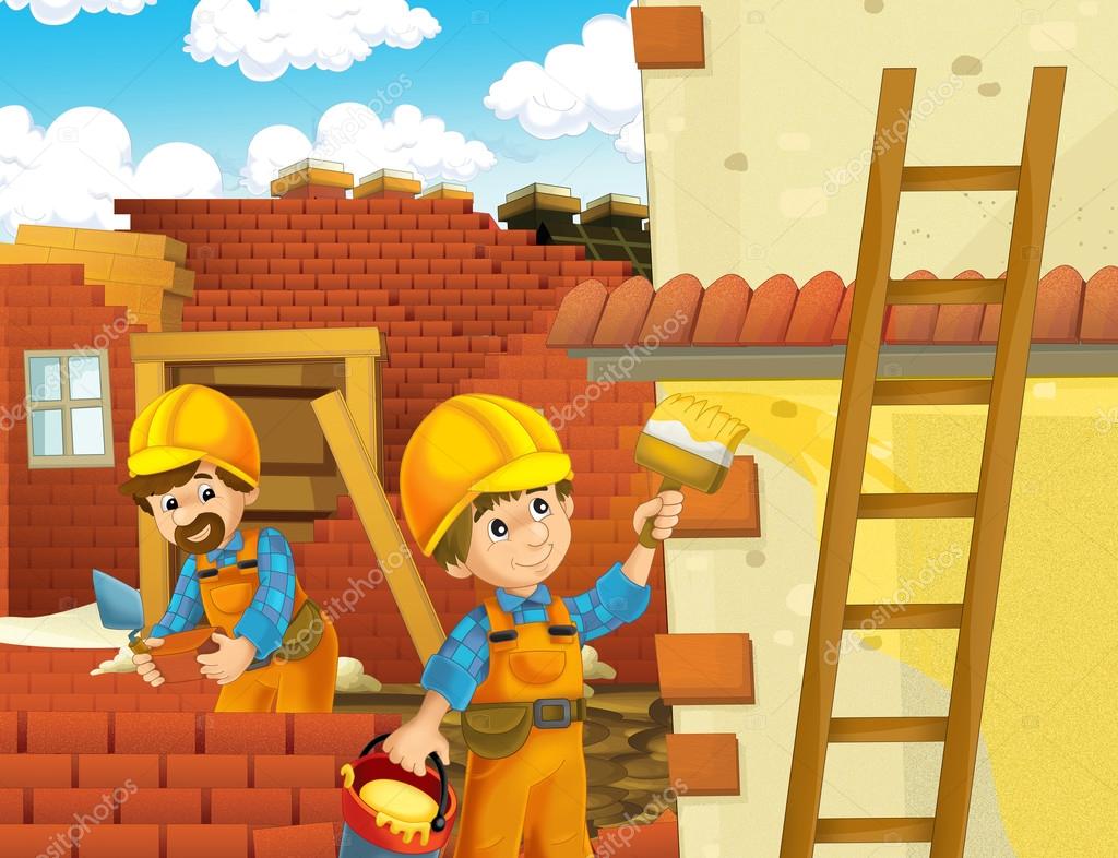 depositphotos_90476172 stock photo cartoon construction site