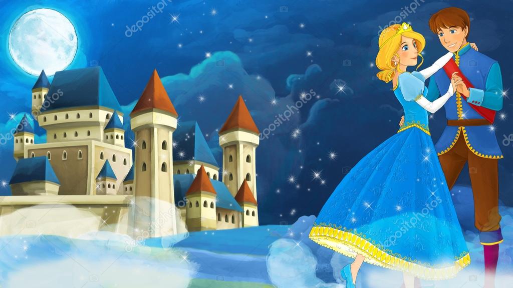 Cartoon romantic scene with royal pair Stock Photo by ©illustrator_hft 95508070 Cartoon romantic scene with royal pair Stock Photo by ©illustrator_hft 95508070