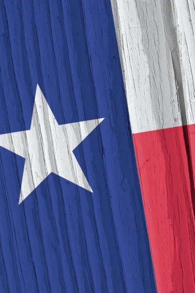 Texaanse Vlag Droog Houten Oppervlak Verticale Heldere Achtergrond Behang Achtergrond — Stockfoto
