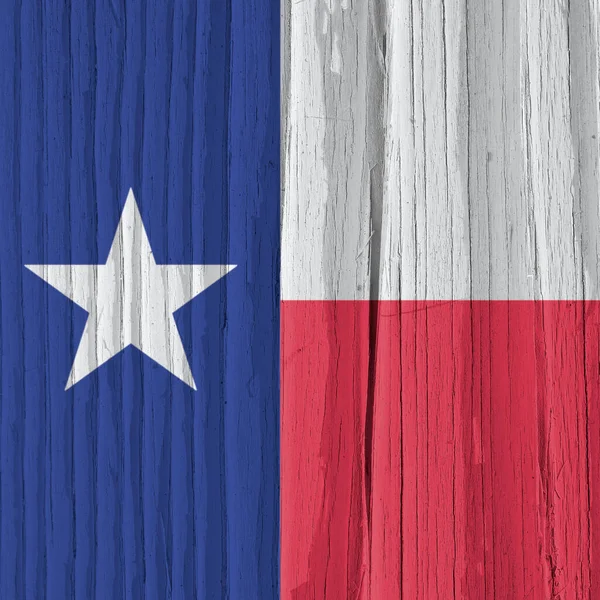 Texaanse Vlag Droog Houten Oppervlak Heldere Vierkante Illustratie Achtergrond Achtergrond — Stockfoto