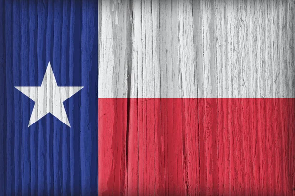 Vlag Van Staat Texas Een Droog Houten Oppervlak Helder Behang — Stockfoto