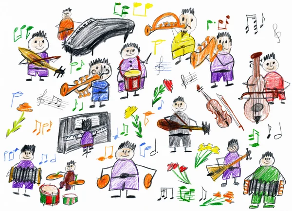 Orquesta dibujo fotos de stock, imágenes de Orquesta dibujo sin royalties |  Depositphotos