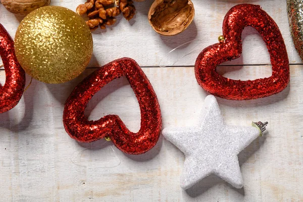 Zoete Voeding Achtergrond Voor Kerst Vakantie Decoratie Chocolade Snoepjes Mandarijnen — Stockfoto