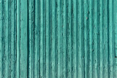 Eski ahşap arka plan. Yeşile boyanmış tahtalar.