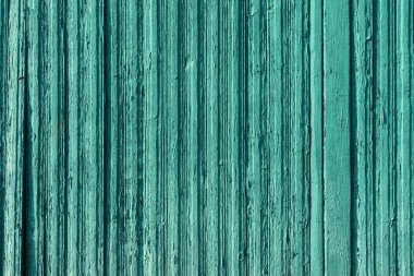 Eski ahşap arka plan. Yeşile boyanmış tahtalar.