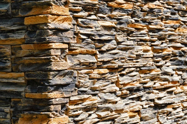 Декоративная Каменная Стена Угол Фона Текстуры — стоковое фото
