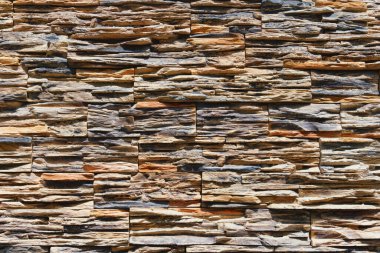 arkaplan veya doku için dekoratif taş duvar