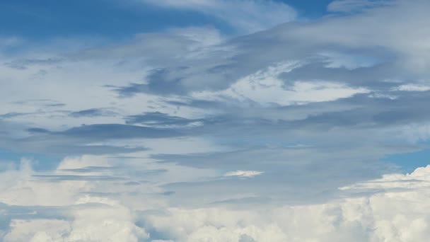 Cielo Brillante Timelapse Hermosas Nubes Como Fondo — Vídeos de Stock