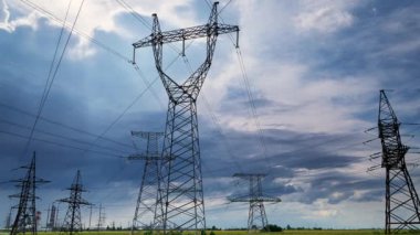 Yüksek voltajlı elektrik hatları zaman ayarlı