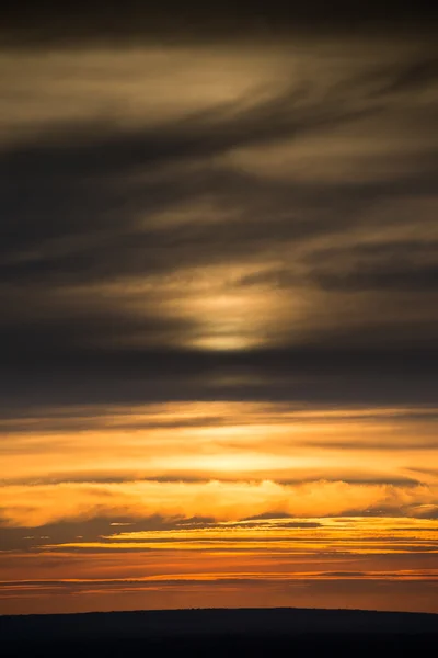 Dramatisches Sonnenuntergangsfoto — Stockfoto