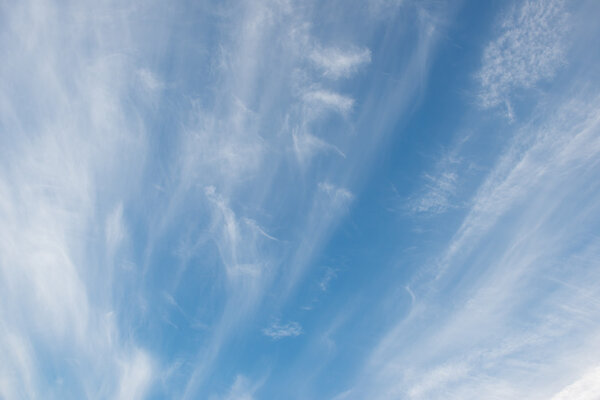 Soft white clouds against blue sky
