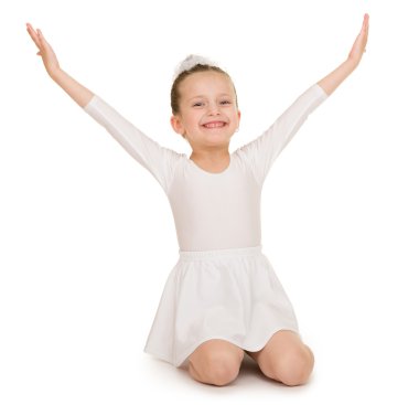 beyaz topu cüppe, küçük kız