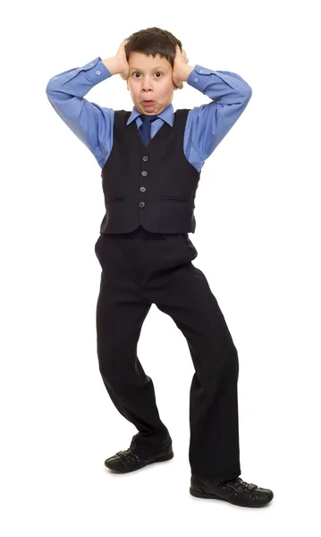 Boy in suit — Stock Photo, Image