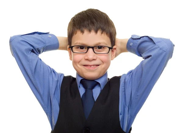 Boy in suit — Stock Photo, Image