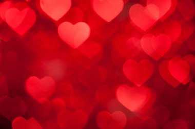 Kırmızı kalp şekli tatil arka plan