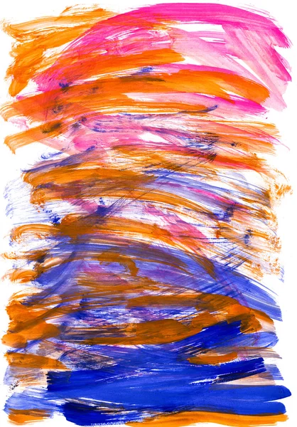 Abstract watercolor brushstrokes as background — Stock Photo, Image